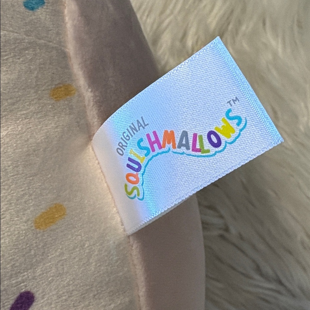 Happy Birthday Cake Plush with Sprinkles Sqishmallow - Picture 5 of 5